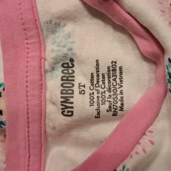 Gymboree girls size 5T hedgehog long sleeve shirt VGUC - Picture 2 of 2